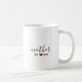 Taza de café del año de establecimiento de Madre C