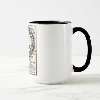 Taza de café del anuncio de Nubian del vintage que