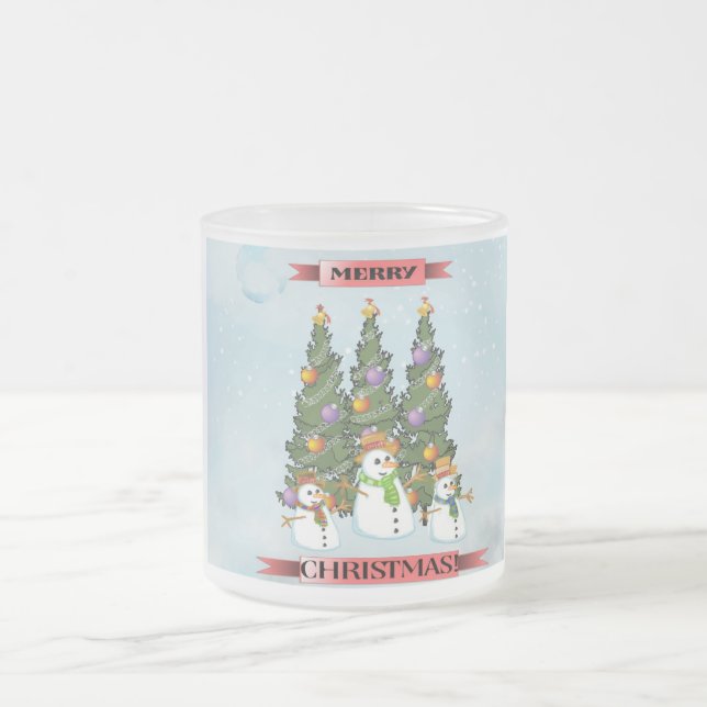 Taza de café del árbol de navidad de los muñecos (Centro)