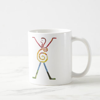 Taza de café del arco iris del universo de la