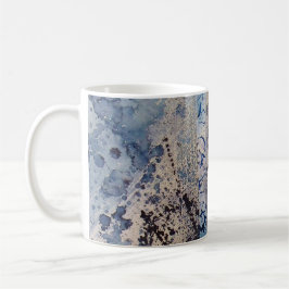 Taza de café del arte abstracto