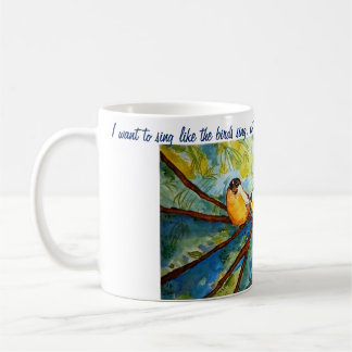 Taza de café del arte de la acuarela de los