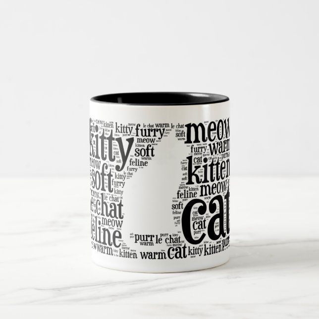 Taza de café del arte de la palabra del amante del (Centro)
