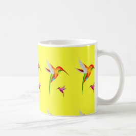 Taza de café del asilo del colibrí
