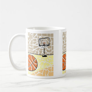 Taza de café del baloncesto