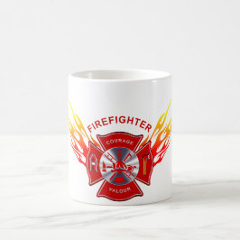 Taza de café del bombero