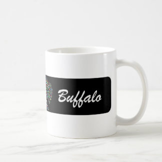 Taza de café del búfalo de Digitaces