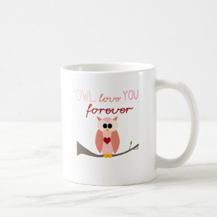 Taza De Café Del búho amor siempre usted