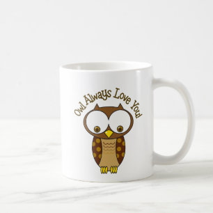 Taza De Café Del búho amor siempre usted