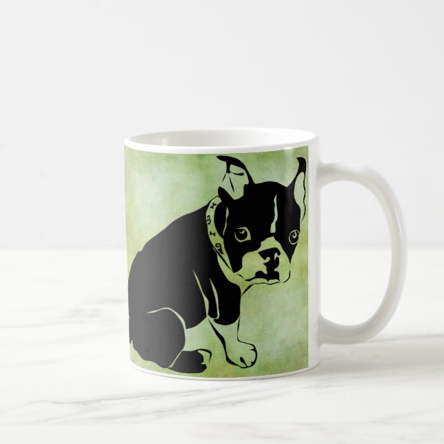Taza de café del bulldog francés de Brad Hines (Derecha)
