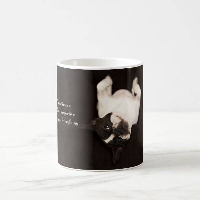 Taza de café del bulldog francés: Nueva (Centro)