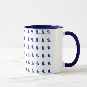 Taza de café del campanero de los barcos de