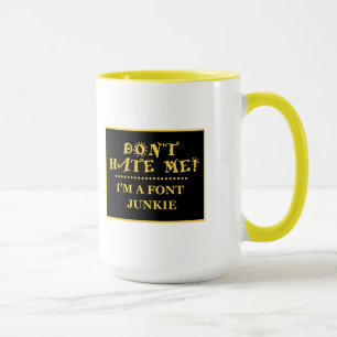 Taza de café del campanero del drogadicto de la