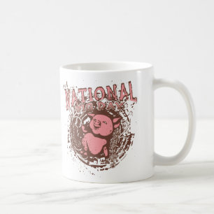 taza de café del cerdo