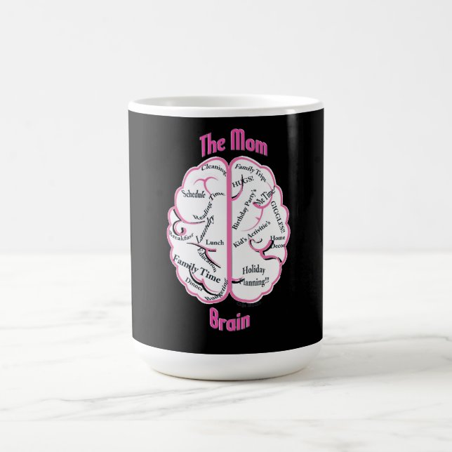Taza de café del cerebro de la mamá (Centro)
