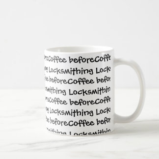 Taza de café del cerrajero