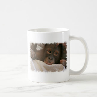 Taza de café del chimpancé del bebé