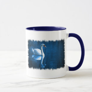 Taza de café del cisne mudo