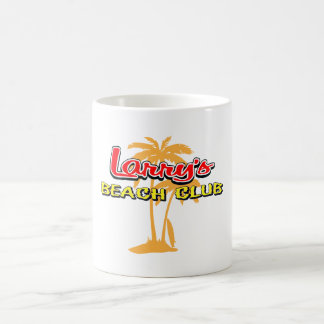 Taza de café del club de la playa de Larry