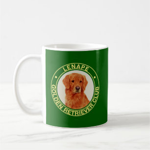 Taza de café del club del golden retriever de