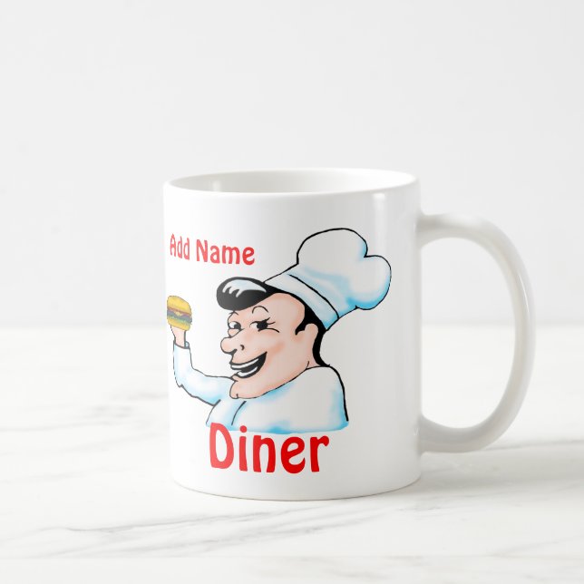 Taza de café del cocinero de la diversión (Derecha)