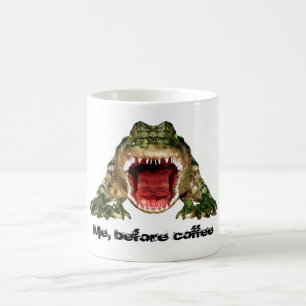 Taza de café del cocodrilo