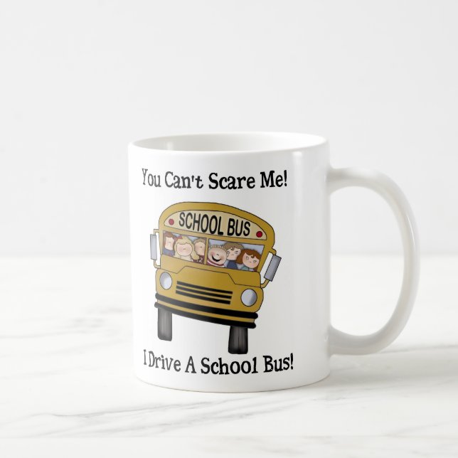 Taza de café del conductor del autobús escolar (Derecha)