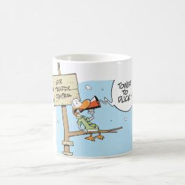 Taza de café del controlador aéreo del pantano