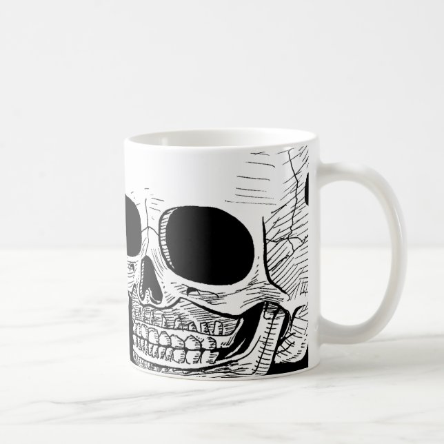 Taza de café del cráneo (Derecha)