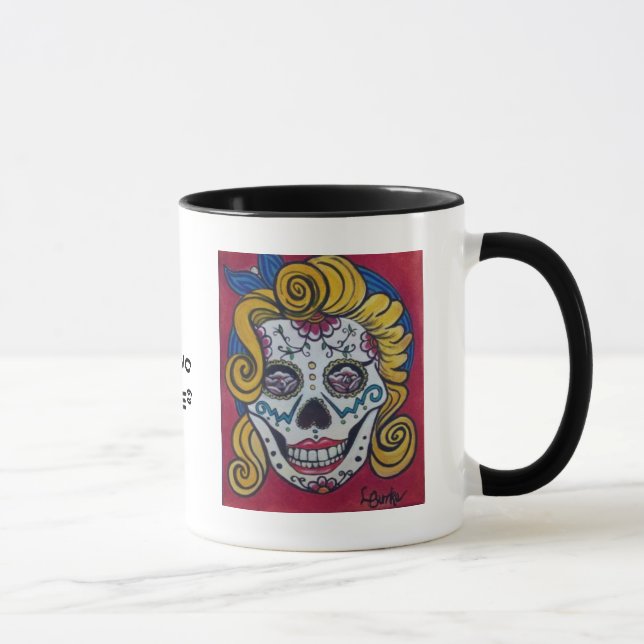 Taza de café del cráneo del azúcar de Marilyn (Derecha)