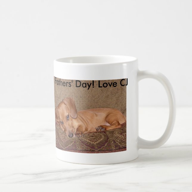 Taza de café del Dachshund (Derecha)