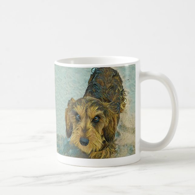 Taza de café del Dachshund (Derecha)