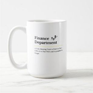 Taza de café del Departamento de Finanzas