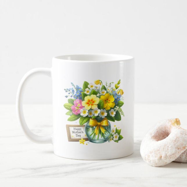 Taza de café del día de la madre (Con donut)