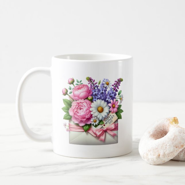 Taza de café del día de la madre (Con donut)