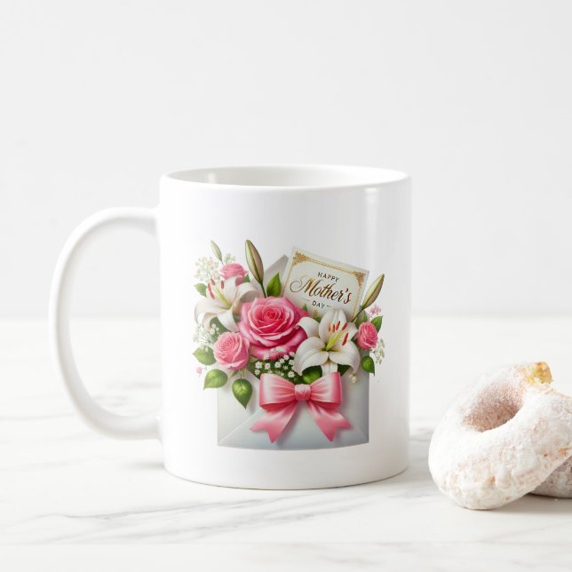 Taza de café del día de la madre (Con donut)