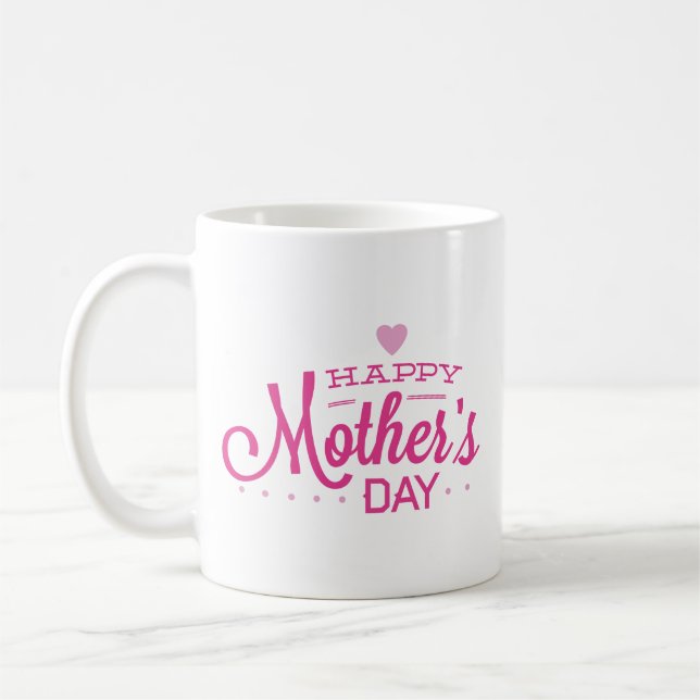 Taza de café del Día de la Madre feliz (Izquierda)