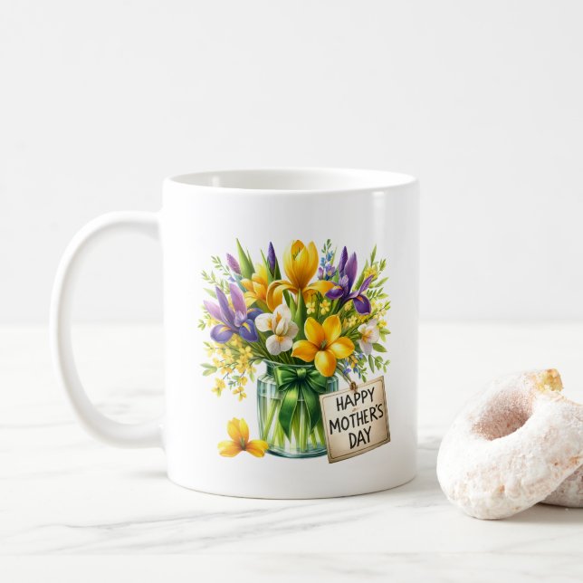 Taza de café del día de las madres (Con donut)