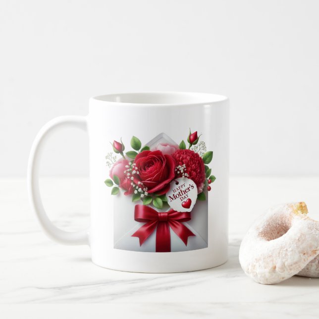 Taza de café del día de las madres (Con donut)