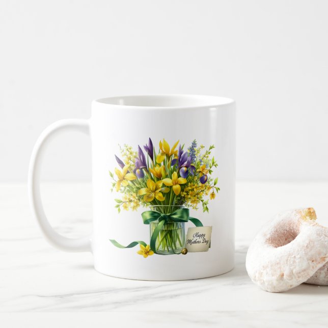 Taza de café del día de las madres (Con donut)