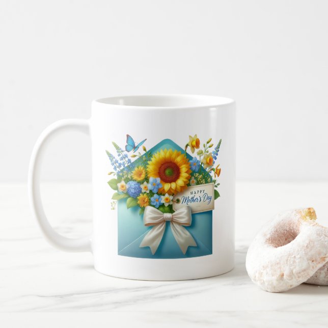 Taza de café del día de las madres (Con donut)