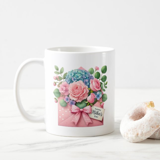 Taza de café del día de las madres (Con donut)
