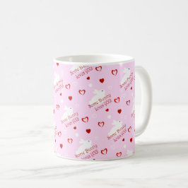 Taza de café del día de San Valentín 'Algún coneji