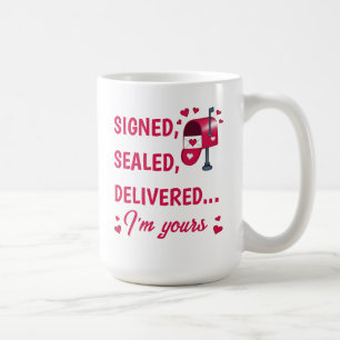 Taza de café del Día de San Valentín Firmado, Sell