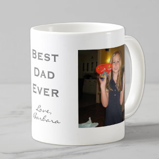 Taza de café del Día del Padre 'Add Photo Best Dad