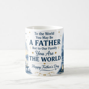 Taza de café del Día del Padre feliz