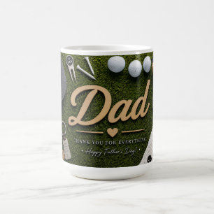 Taza de café del Día del Padre Golf Dad