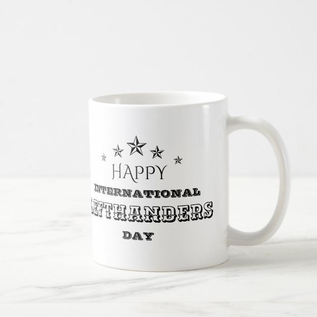 Taza de café del Día Internacional de las Zurdas (Derecha)