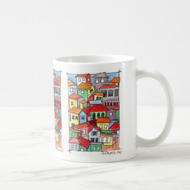 Taza de café del diseño arquitectónico (Derecha)