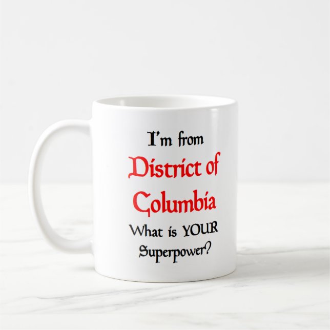 taza de café del distrito de columbia (Izquierda)